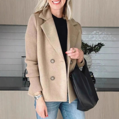 Veste Élégante Double Boutonnage Femme