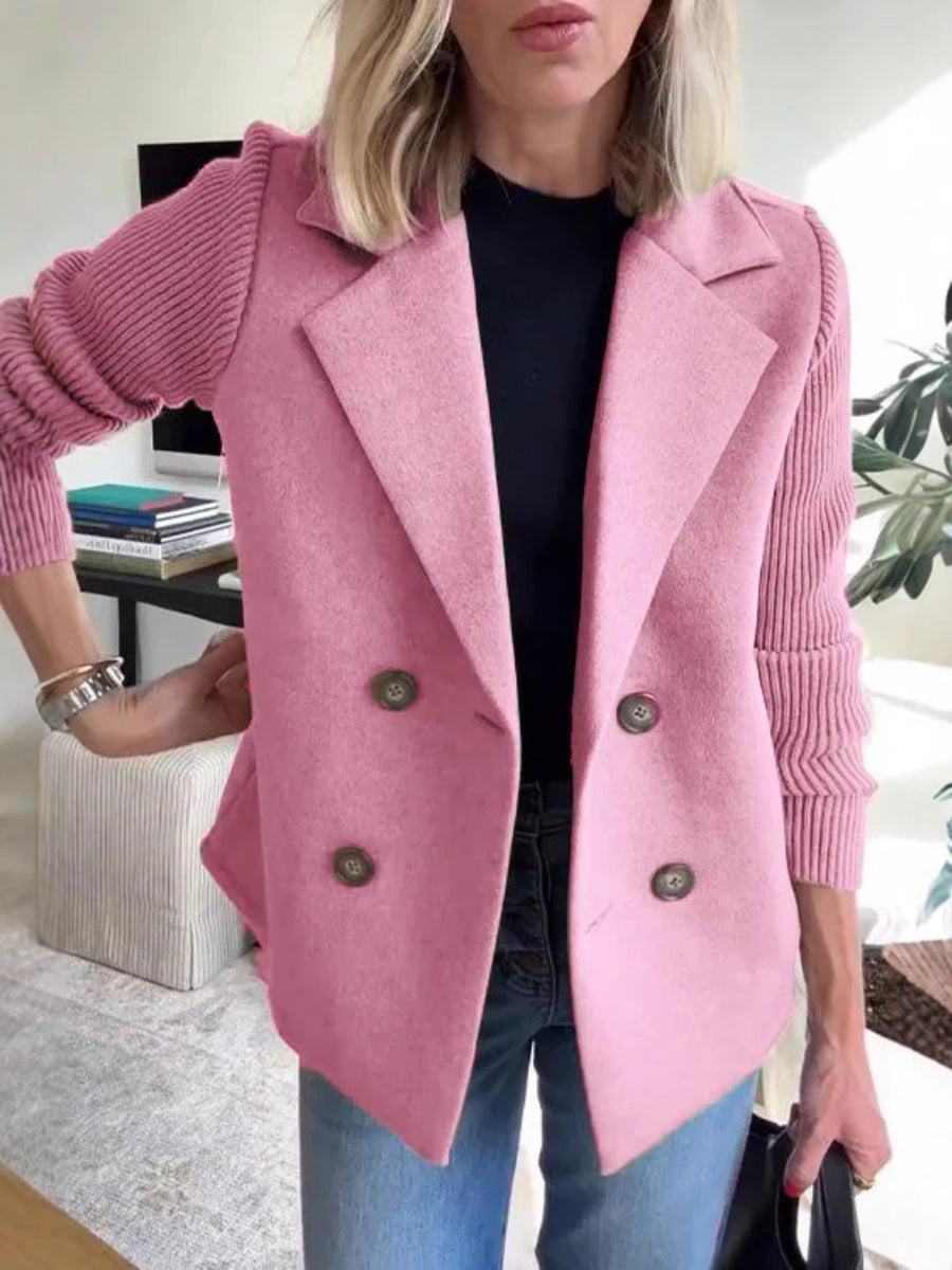 Veste Élégante Double Boutonnage Femme