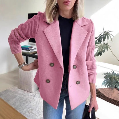Veste Élégante Double Boutonnage Femme